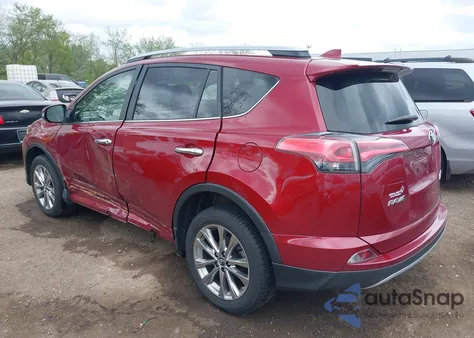 2018 Toyota Rav4 Limited z USA, uszkodzony, nr VIN JTMDFREV8JD226306